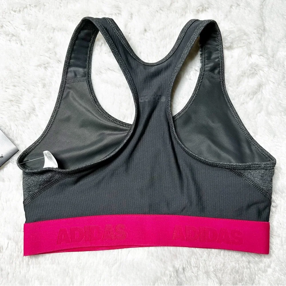 NWT Adidas Climacool Alphaskin Techfit Compression Logo Sports Bra Women’s XS